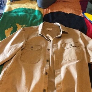 Wallace and Barnes brown khaki shirt jacket